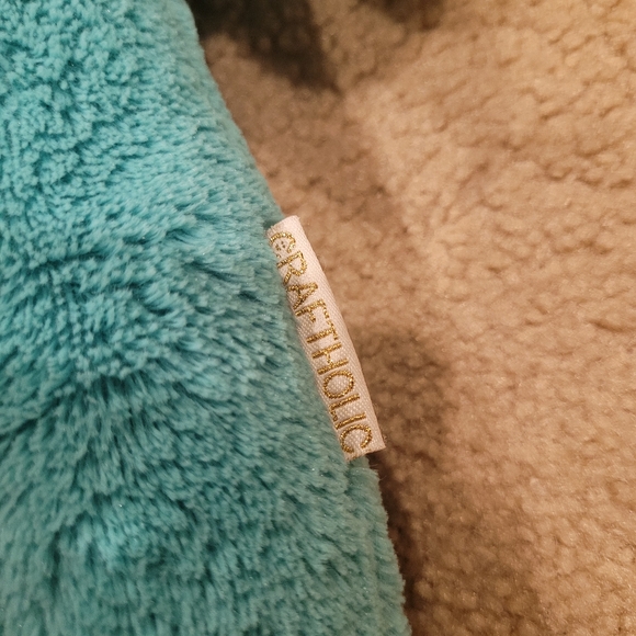 Craftholic Blue Teddy Bear Mascot Plush Collectible 16" - Picture 3 of 4